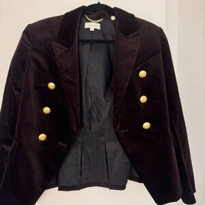 ALC Brown Velvet Blazer